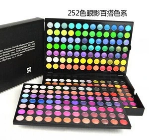 Top quality 252 colors eye shadow make up kits