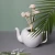 Import TP37 Stylish Animal Series Flower Ceramic Vase with White Color from China