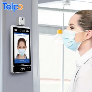 TPS980T facial thermal imaging device infrared body fever screening biometric time attendance