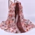 Import Trendy fashionable hot dainty fancy floral printed rose voile long scarf shawl for women from China