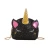 Import Trendy handbags For Girls cartoon unicorn bag styling sequin shoulder Messenger bag from China