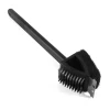 Triangle head double-sided with scraper barbecue tools grill cleaning brush