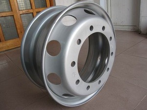 truck wheels 22.5*8.25 commercial steel tube wheels