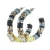 Import TTT Jewelry Shaped Stone Disc Heishi Beads Horse Eye Charming Part Hoop Heishi Earring For Girls from China