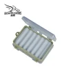 Two Side Portable and Waterproof Fly Fishing Box With Foam Inserts