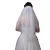 Import Two Tier Infinity Illusion Wedding Gown Ivory Lace Tulle First Communion Headpiece Bridal Veil from China