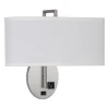 UL CUL Listed New Design Hotel Wall Lamp With Outlet And Base Switch W20359
