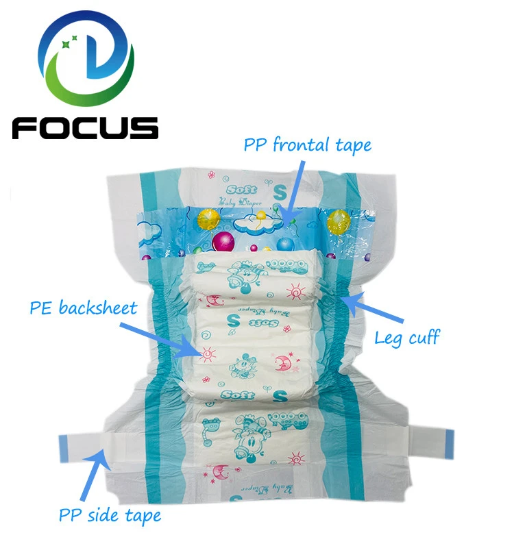 Ultra Thin Free Samples Whosale Price Baby Diaper Nappy Best Quality Disposable Baby Diapers For Sale