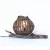 Import Unique design bird nest shape wooden lamp for home decor with handmade soild wood handicraft from China