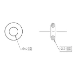 Unique Supply Food Grade Durable Black Nbr Food Grade Rubber Components O Rings