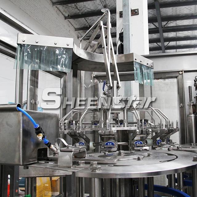 Unit Soft Drink Filling and Capping Machine Automatic Three in One Carbonated Drink Round or Square SUS304 316 50-90mm Rotate