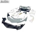 Upgraded LP750SV and LB wide-body carbon fibre body kits are available for Lamborghini Aventador