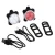 Import USB Rechargeable LED Bike Lights Set Headlight Taillight Caution Bicycle Lights from China