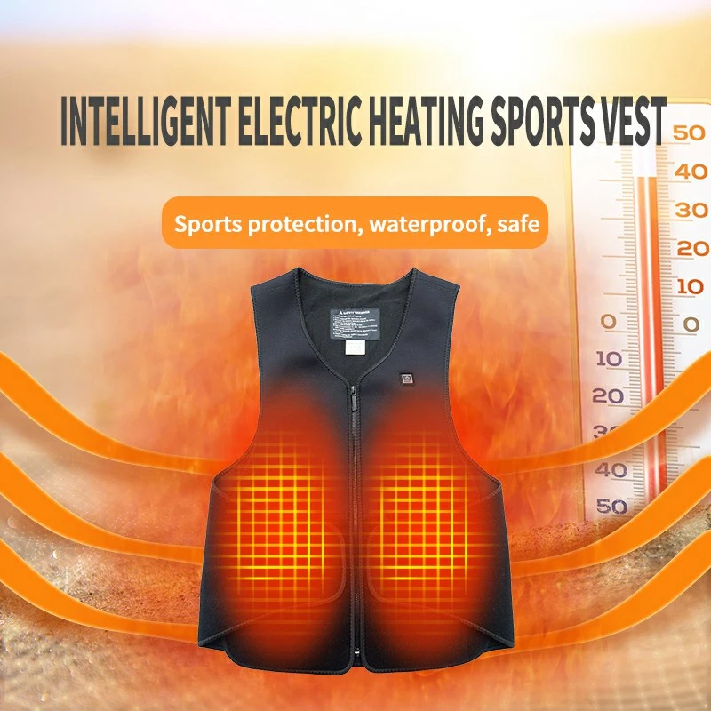 Usb Rechargeable Smart Electric Thermal Cold Season Warming Heating Jacket Heated Vest