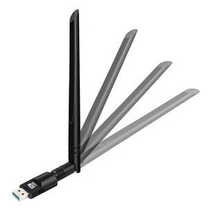 USB Wifi Antenna Adapter 1200Mbps USB Wifi Adapter Receiver Dual Band 2.4G/5G AC1200M Wi-Fi Dongle Network LAN Card