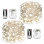 Valentines Day Waterproof Christmas Battery Operated Decorative Led Copper Wire String Lights