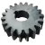 Import Varisized high strength mechanical parts carbonized steel and brass copper gear with hardened teeth from China