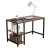 Import VASAGLE industrial style wood surface steel leg computer desk home office furniture writing desk from China
