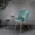 Import Velvet Wood Texture Strong Steel Legs Living Room Dining Chair from China
