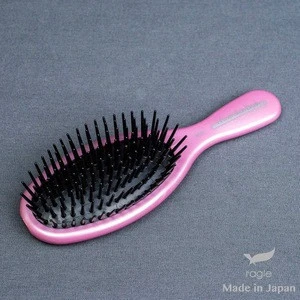 Vess Mineral Ion Poly Straightener Printing Travel Hairbrush