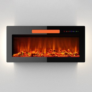 Wall mounted fire place home decorative heater wall-mounted fireplace electric foshan