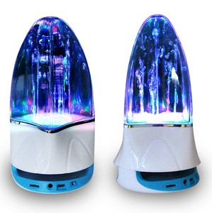 water dancing  wireless speaker with LED light mini music subwoofer mp3 player
