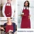 Import Waterproof kitchen barista BBQ apron garden painting work apron with tool pockets from China