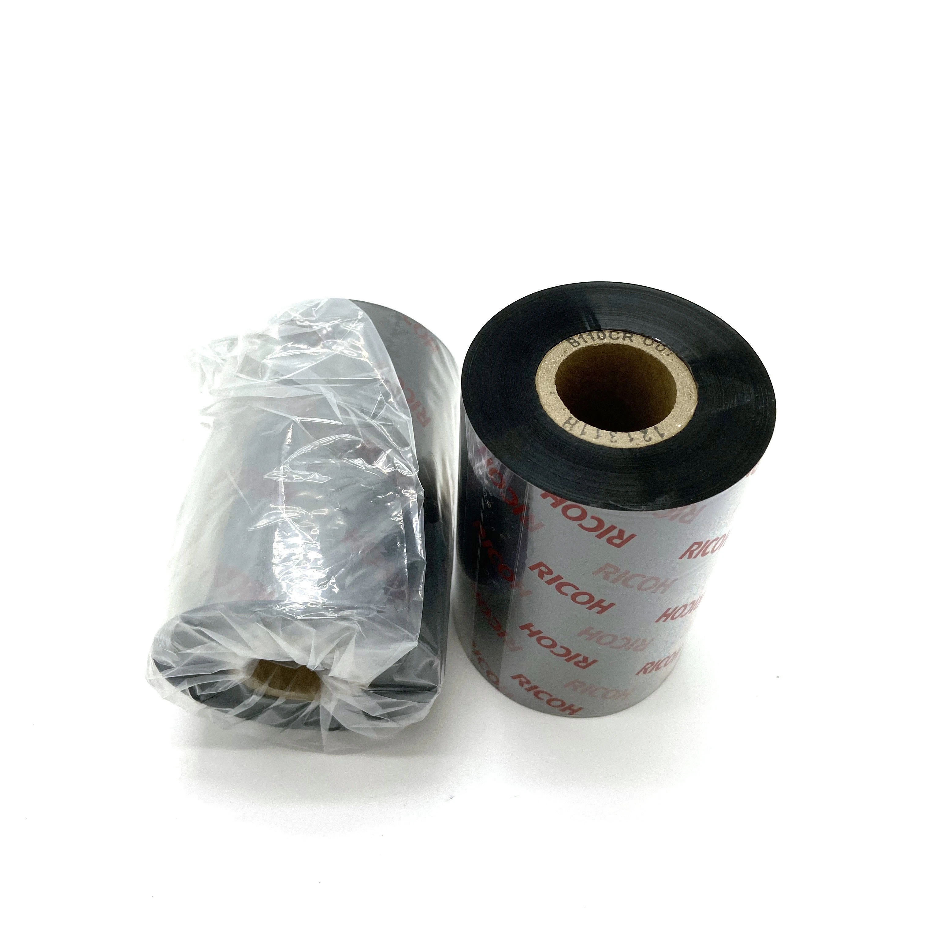 Wax/Resin ribbon tape carbon bar code printer thermal transfer ribbons 90mm x 300m