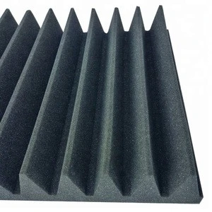 Wedge shape suface sound absorption reduction foam sponge acoustical panels
