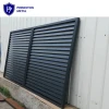 welding and then powder coated aluminium louver window screen