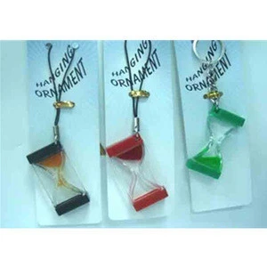 Wholesale Acrylic Liquid Sandglass & Hourglass & Oil Timer Keychain