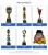 Import Wholesale Best Design Soccer American Football Customized Plastic Award Trophy from China
