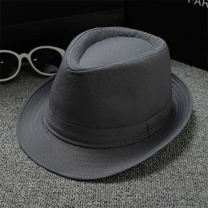 Wholesale Business Fedora Cotton Wide Brim Custom Fedora Hat
