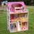 Import Wholesale cheap educational wooden big dollhouse toy for girls W06A163 from China