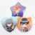 Import wholesale custom badge buttons printed anime designs pins hologram tinplate badge star square pin badge for promotional from China