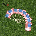Wholesale custom decorative cupcake topper toothpick flag printing