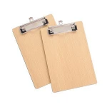 Wholesale custom menu a4 wood clipboard with logo