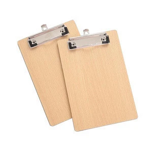 Wholesale custom menu a4 wood clipboard with logo