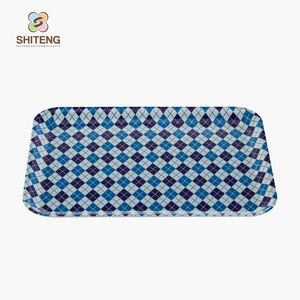 Wholesale custom printed kitchen plastic rolling food serving tray