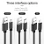 Wholesale Factory 1m 2m Nylon Braided Mobile Fast Charging Data Usb Charger Cable for iphone