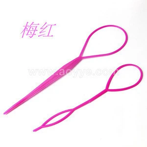 Wholesale factory direct sale colorful wear hair sticks portable 2-piece set hair pull needle