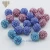 Wholesale Fashion Full Pave Rhinestone Ball Big Hole Clay Crystal Charm Rhinestone Beads for DIY Jewelry Findings