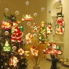 Wholesale Holiday Indoor Santa Claus Christmas Tree Lamp Merry Christmas Lamp Decorative Curtain Christmas Led Lamp