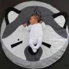 Wholesale kids baby game play mat baby bedroom decoration game blanketslace solid color crawling mats