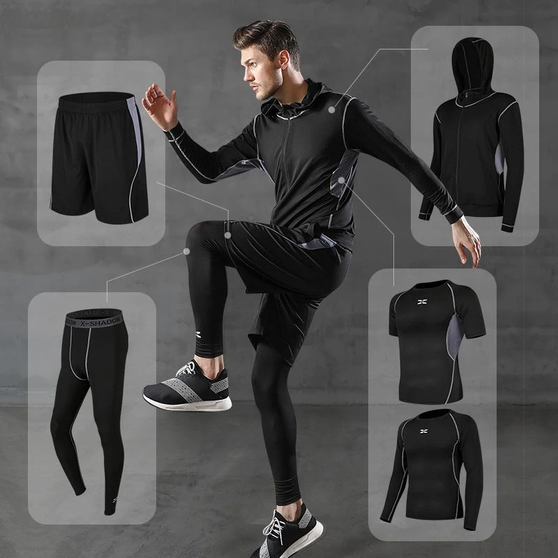 Wholesale Men Running Fitness Clothing Sportswear Gym Sports Wear Training Suit
