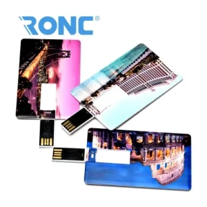 Wholesale Metal Credit Card Shape USB Memory Stick Plastic USB Flash Drive
