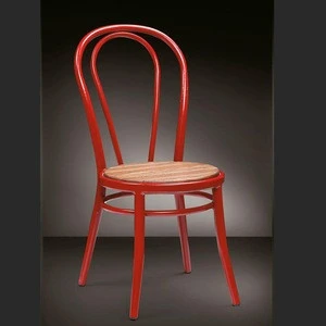 Wholesale modern  metal aluminium bentwood dining chairs for restaurant