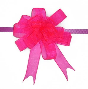 Wholesale new Design Organza Butterfly Ribbon Pull Bow for gift package,wedding