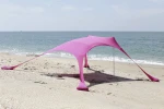 Wholesale New Lycra Beach Tent with Sand Anchor Portable Canopy Sun Shelter Pop-up UV50 Lycra Fabric Beach Tent