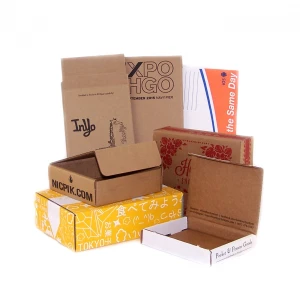 Wholesale Price Eco Friendly Custom Recycled Kraft Corrugated Paper Mailer Packaging Printing Shipping Cardboard Box